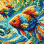 Картина за номерами "Brushme" /BS54161/ "Рибки" 40*50см