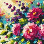 Картина за номерами "Brushme" /BS54159/ "Квіти літа" 40*50см