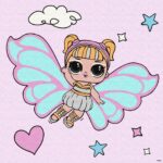 Картина за номерами "Ідейка" /KHO1092/ "LOL Surprise! O.M.G. Fairies Skystarling" 40*40 см