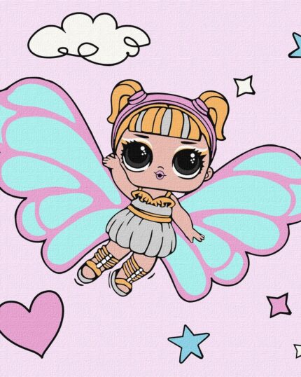 Картина за номерами "Ідейка" /KHO1092/ "LOL Surprise! O.M.G. Fairies Skystarling" 40*40 см