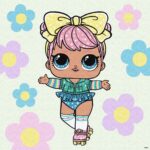 Картина за номерами "Ідейка" /KHO1101/ "LOL Surprise! Spring Bling Dawn" 40*40 см