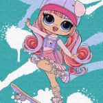 Картина за номерами "Ідейка" /KHO1208/ "Tweens LOL Skate Dance Ali Dance" 30*40см