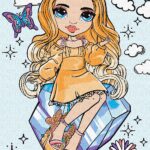 Картина за номерами "Ідейка" /KHO1245/ "Rainbow High Poppy Rowan" 30*40см