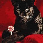 Картина за номерами "Ідейка" /KHO6727/ "Солодкий погляд" 30*40см