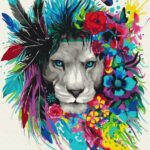 Картина за номерами "Brushme" /BS4906/ "Зірке око" 40*50см