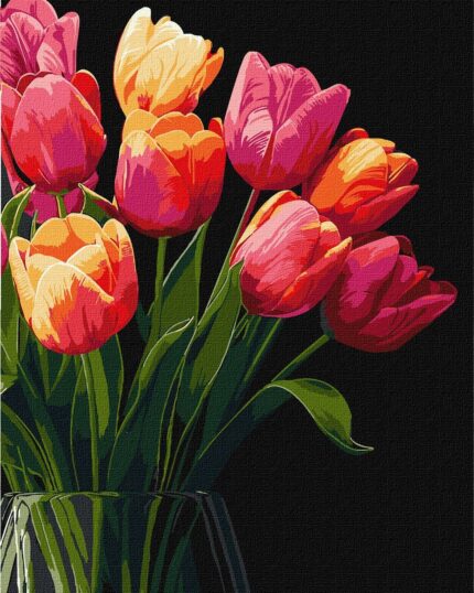 Картина за номерами "Ідейка" /KHO3279/ "Аромат тюльпанів" 30*40см