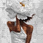 Картина за номерами "Ідейка" /KHO8503/ "Квітковий образ" 40*50см