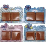 Блокнот 55арк. /1607/ міні-2шт., обкл.силікон "Шоколад-Стіч"