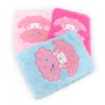 Блокнот А5/80арк "JO" /DSCN2180/ пухнастий "My Melody Kuromi Куромі"