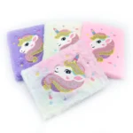 Блокнот А5 "JO" /MRB2557-2/ пухнастий "Єдиноріг"