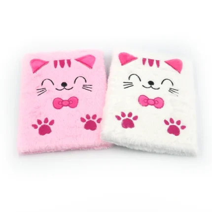 Блокнот А5 "JO" /MRB2557-4/ пухнастий "Котик лапка"