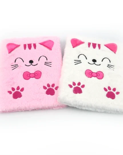 Блокнот А5 "JO" /MRB2557-4/ пухнастий "Котик лапка"