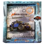 Блокнот А6 "Kidis" /4024/ з глітером, у тонкій коробці, "High Speed"