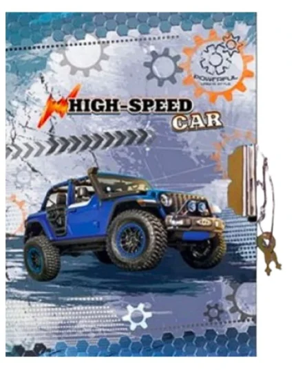 Блокнот А6 "Kidis" /4024/ з глітером, у тонкій коробці, "High Speed"