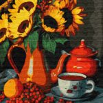 Картина за номерами "Ідейка" /KHO5678/ "Чаювання влітку" 40*50см