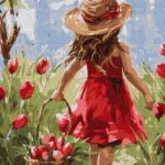 Картина за номерами "Ідейка" /KHO8469/ "Квіткова радість" 30х40см