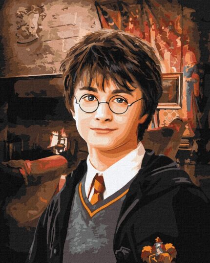Картина за номерами "Ідейка" /KHO8708/ "Harry Potter: Вітальня Ґрифіндору" 40*50см