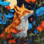 Картина за номерами "Квіти під лапами" 40*50см Ідейка (KHO6852)