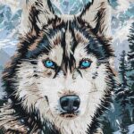 Картина за номерами "Очі півночі" 30*40см Ідейка (KHO6842)