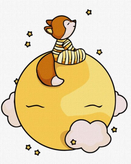 Картина за номерами "Рахуючи зірки" 25*25см Ідейка (KHO6143)