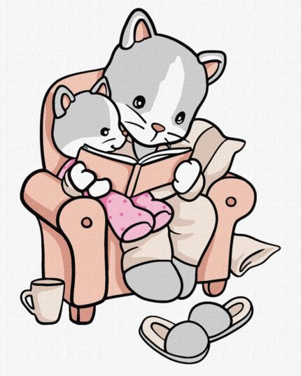 Картина за номерами "Казки на ніч" 25x25см Ідейка (KHO6166)