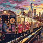 Картина за номерами "Ідейка" /KHO5127/ "Наземна станція" 40х50см