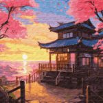 Картина за номерами "Ідейка" /KHO6340/ "Мрійливий захід сонця" 40х50см