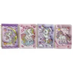 Блокнот А5/80арк. /32612-А/ на спіралі обкладинка-3D "Єдиноріг"