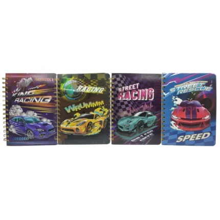 Блокнот А5/80арк. /32617-А/ на спіралі обкладинка-3D "Машина"