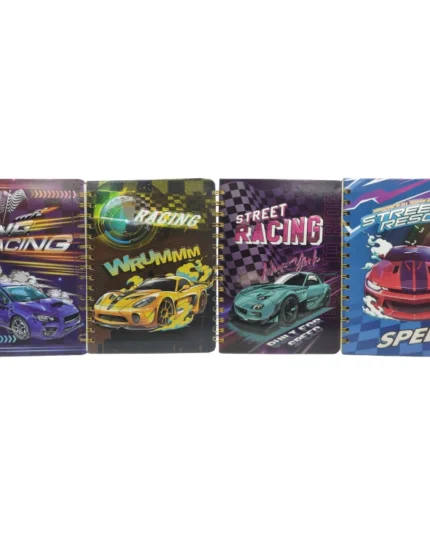 Блокнот А5/80арк. /32617-А/ на спіралі обкладинка-3D "Машина"