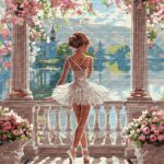 Картина за номерами "Ідейка" /KHO8441/ "Дивовижна балерина" 40х50см