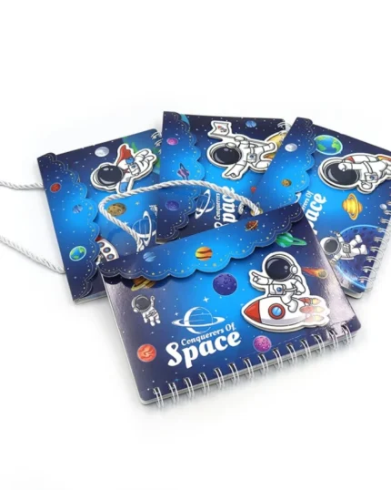 Купити блокнот “Space” 19,1×13,2 см на спіралі в easy.net.ua. Стильний блокнот із космічним дизайном для записів, навчання і щоденних нотаток.