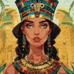 Картина за номерами "Ідейка" /KHO8466/ "Єгипетська принцеса" 40х50см