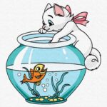 Картина за номерами "Ідейка" /KHO6202/ "Граціозний котик" 30х30см