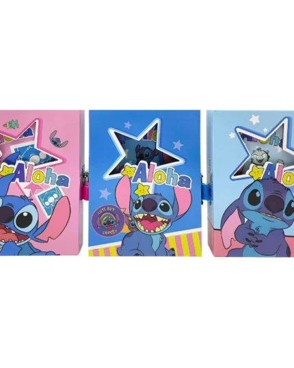 Блокнот 13*16см/50арк /64K-В-0360/ на замочку, у коробці "Стіч"