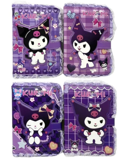 Блокнот на магніті 13×19 см 96 арк “Kuromi мереживо” – easy.net.ua