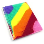 Блокнот 21*15см/80арк "JO" /DSCN0965/ на спіралі "Веселка", 70 г/м