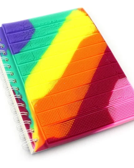 Блокнот 21*15см/80арк "JO" /DSCN0965/ на спіралі "Веселка", 70 г/м