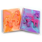Блокнот 21*15см/80арк "JO" /DSCN0966/ на спіралі "Єдиноріг", 70г/м