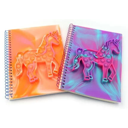 Блокнот 21*15см/80арк "JO" /DSCN0966/ на спіралі "Єдиноріг", 70г/м