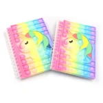 Блокнот 21*15см/80арк "JO" /DSCN0969/ на спіралі "Єдиноріг", 70г/м