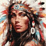 Картина за номерами "Ідейка" /KHO8425/ "Легенда племені" 40*50см