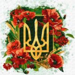 Картина за номерами "Ідейка" /KHO5009/ "Квітучий тризуб" 40*50см