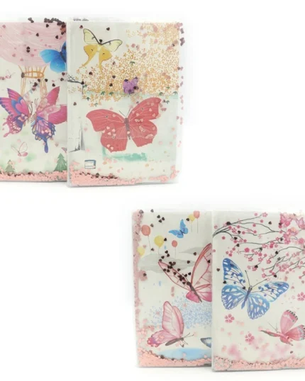 Блокнот A5 “Метелик” з рідиною і блискітками 60 арк – easy.net.ua