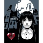 Картина за номерами "SANTI" /955059/ "Wednesday: Nevermore Academy", 40*50см