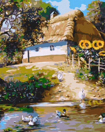 Картина за номерами Хутір 40x50 см Ідейка KHO6300