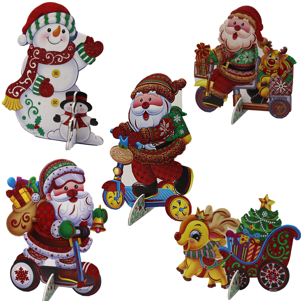 Новорічні прикраси "JO" /KT2109/ "Christmas" 29*23см (1/10)