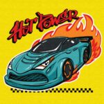 Картина за номерами Автоперегони 25x25 см Ідейка KHO1192