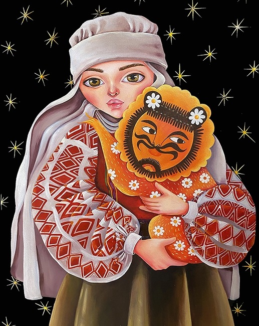Алмазна мозаїка “Берегиня культури” 21х25 см на картоні Go to art (177072)