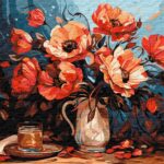 Картина за номерами Барвисті маки 40x50 см Ідейка KHO5679